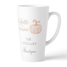 Hallo Kürbis Herbst-Branding für Boutique-Shop