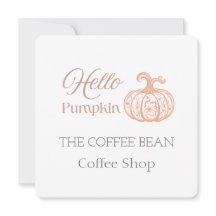 Hallo Kürbis Herbst Café, Herbst Kaffee Shop Marke