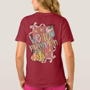 Hallo Kürbis Herbstsaison T-Shirt