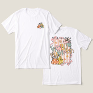 Hallo Kürbis Herbstsaison Tri-Blend Shirt