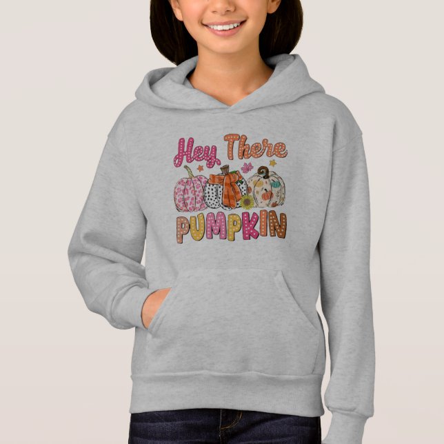 Hallo Kürbis Hoodie (Vorderseite)