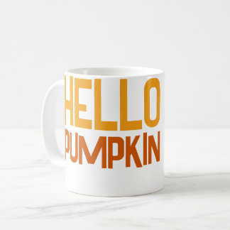 hallo Kürbis Kaffeetasse