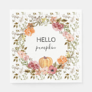 Hallo Kürbis-Papier-Servietten Herbst-Hochzeitsdus Serviette