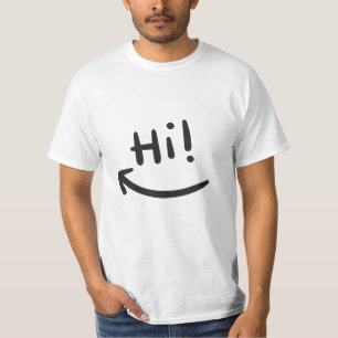 Hallo lächelnd T-Shirt