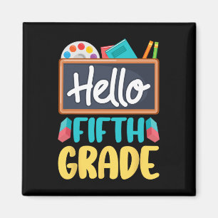 Hallo Lehrer der fünften Klasse Schüler 5. Klasse  Magnet