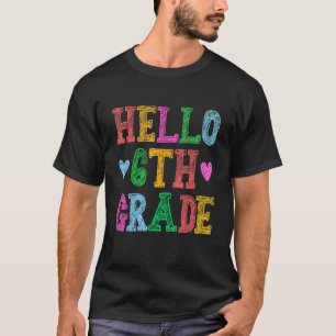 Hallo Leopard Platz 6 zurück zur Schulausbildung T-Shirt