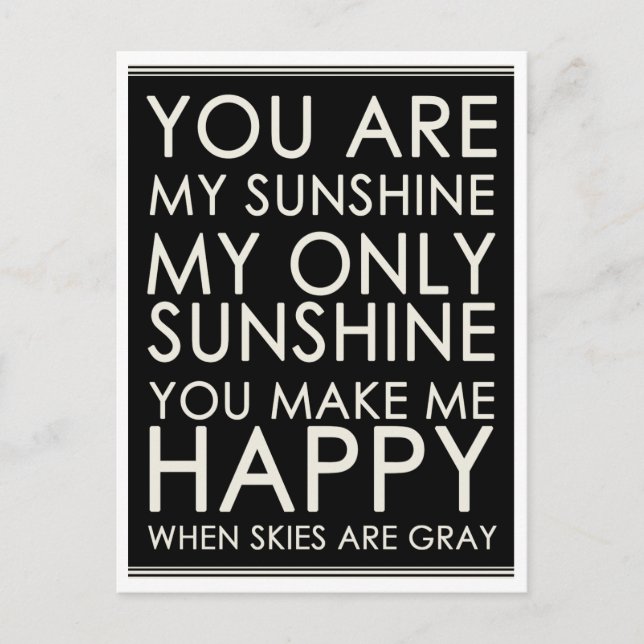 Hallo, Liebe Motivierend Zitat Leerzeichen Postkar Postkarte (Vorderseite)