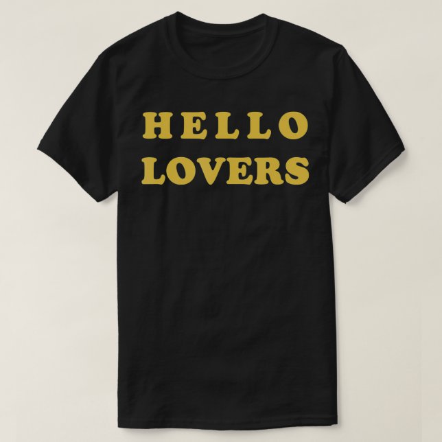 Hallo Liebhaber T-Shirt (Design vorne)