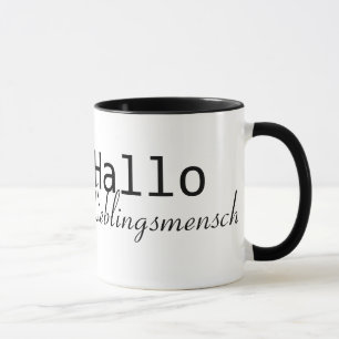 Hallo Lieblingsmensch Tasse