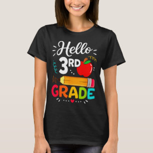 Hallo lustiger Lehrer der 3. Klasse zum Zurück zur T-Shirt