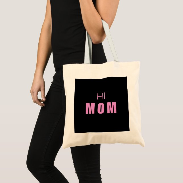 Hallo Mama Baby Mädchen Tragetasche (Vorderseite (Produkt))