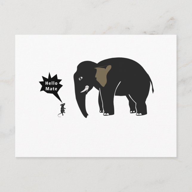 Hallo Mate! Postkarte (Vorderseite)