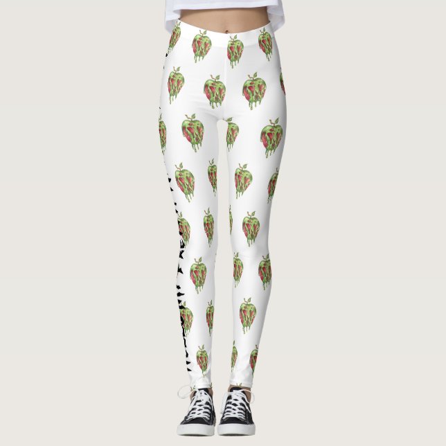 Hallo, mein Hübsch! Woll einen Biss? - Giftapfel Leggings (Vorderseite)