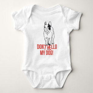 Hallo, mein Hund - Französischer Bulldog Baby Strampler