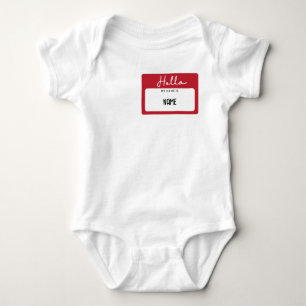 Hallo Mein Name Baby Body Suite Strampler