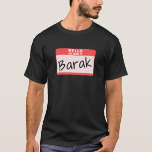 Hallo Mein Name ist Barak Funny Halloween Obama Co T-Shirt