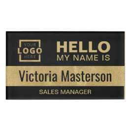 Hallo Mein Name ist - Custom Business Mitarbeiter Namenschild