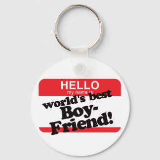 Hallo, mein Name ist der beste Freund der Welt Schlüsselanhänger