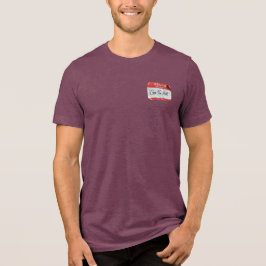 Hallo: Mein Name ist Geh zur Hölle! Tri-Blend Shirt