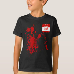 Hallo, mein Name ist Jason Funny Halloween-Kostüm T-Shirt