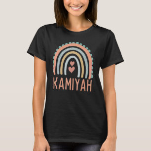 Hallo mein Name ist KAMIYAH Rainbow Name Custome P T-Shirt