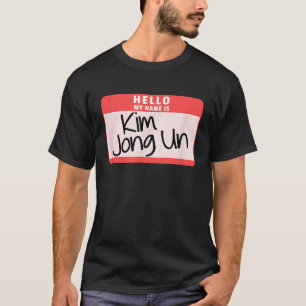 Hallo, mein Name ist Kim Jong Un Funny Halloween K T-Shirt