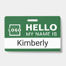 Hallo Mein Name ist - Name des benutzerdefinierten Ausweis