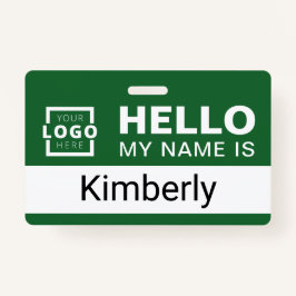 Hallo Mein Name ist - Name des benutzerdefinierten Ausweis