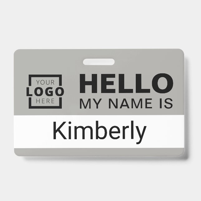 Hallo Mein Name ist - Name des benutzerdefinierten Ausweis (Vorderseite)