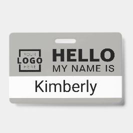 Hallo Mein Name ist - Name des benutzerdefinierten Ausweis