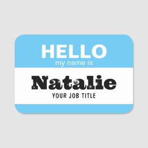 Hallo, mein Name ist NHS Practitioner Kinderzimmer Namensschild