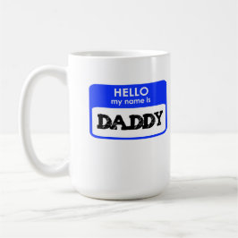 Hallo Mein Name ist Papa neuer Vater Geschenk Papa Kaffeetasse