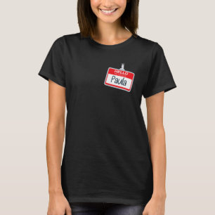 Hallo, mein Name ist Paula Funny Halloween Custome T-Shirt