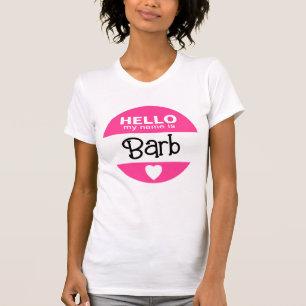 Hallo, mein Name ist - Pink - Custom Halloween Cos T-Shirt