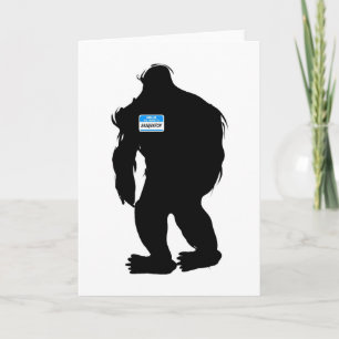 Hallo, mein Name ist Sasquatch Karte