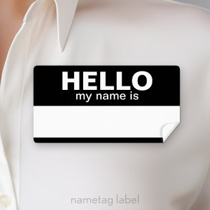 Hallo, mein Name ist - schwarz - Bereich für Mitar