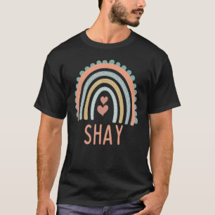 Hallo mein Name ist SHAY Rainbow Name Custome Pre  T-Shirt