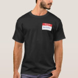 Hallo, mein Name ist... T-Shirt<br><div class="desc">Hallo,  mein Name ist Tshirt Template</div>