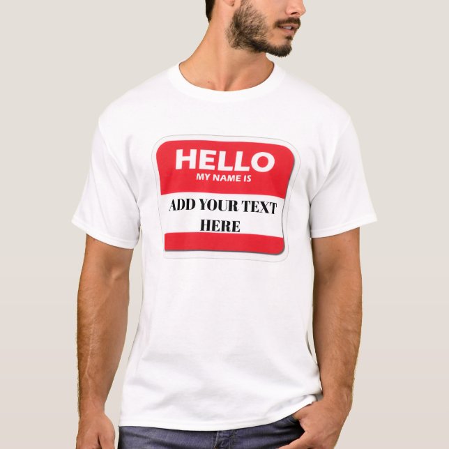 Hallo, mein Name ist T-Shirt (Vorderseite)