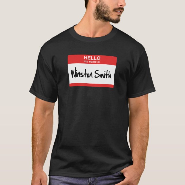 Hallo. Mein Name ist Winston Smith T-Shirt (Vorderseite)