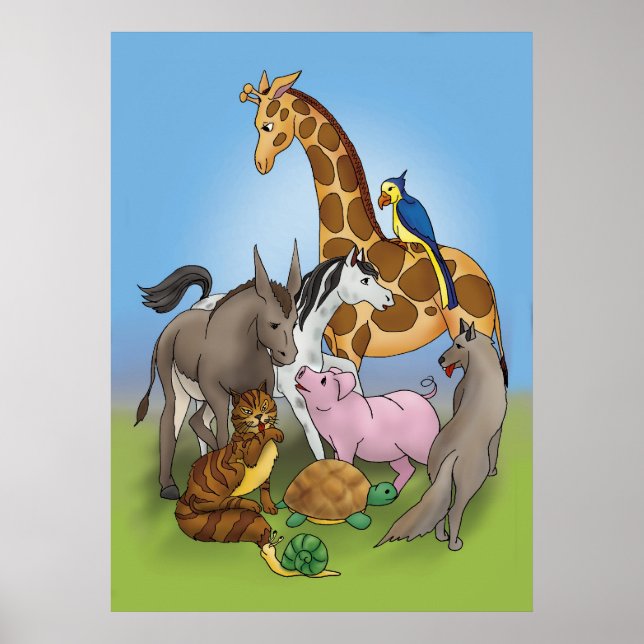 Hallo meine Freunde! -Poster Poster (Vorne)