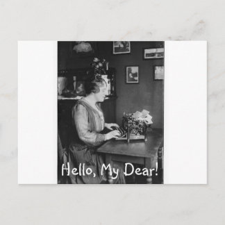 Hallo, meine liebe Postkarte
