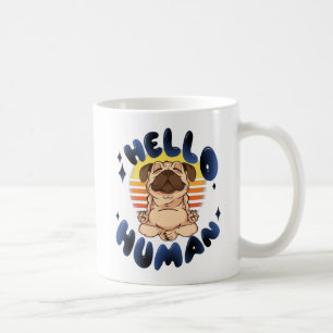 Hallo Mensch Heilende Yoga Hund Kaffeetasse