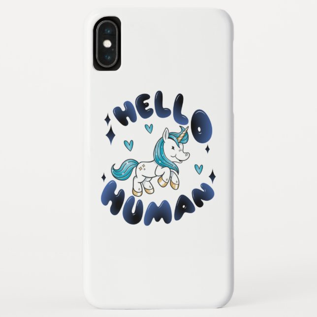 Hallo Mensch Lieblich Unicorn Case-Mate iPhone Hülle (Rückseite)