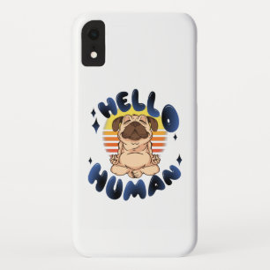 Hallo Mensch Meditierender Yoga-Hund Case-Mate iPhone Hülle