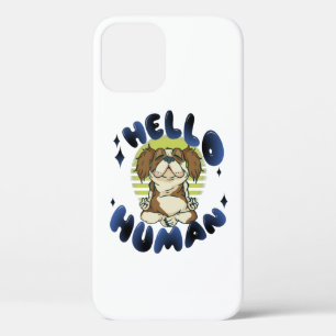 Hallo Mensch Meditierender Yoga-Hund Case-Mate iPhone Hülle