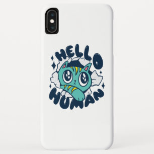 Hallo Mensch Süße Katze Case-Mate iPhone Hülle
