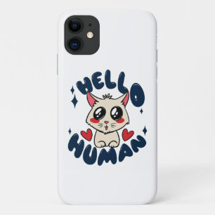 Hallo Mensch Süße Katze Case-Mate iPhone Hülle