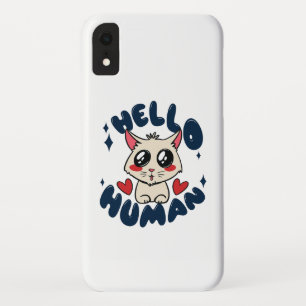 Hallo Mensch Süße Katze Case-Mate iPhone Hülle