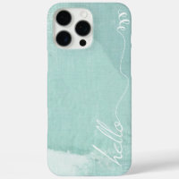 Hallo Mint Leinen Muster iPhone 7 Plus